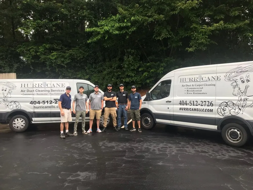 Slide of Hurricane Air Duct Cleaning