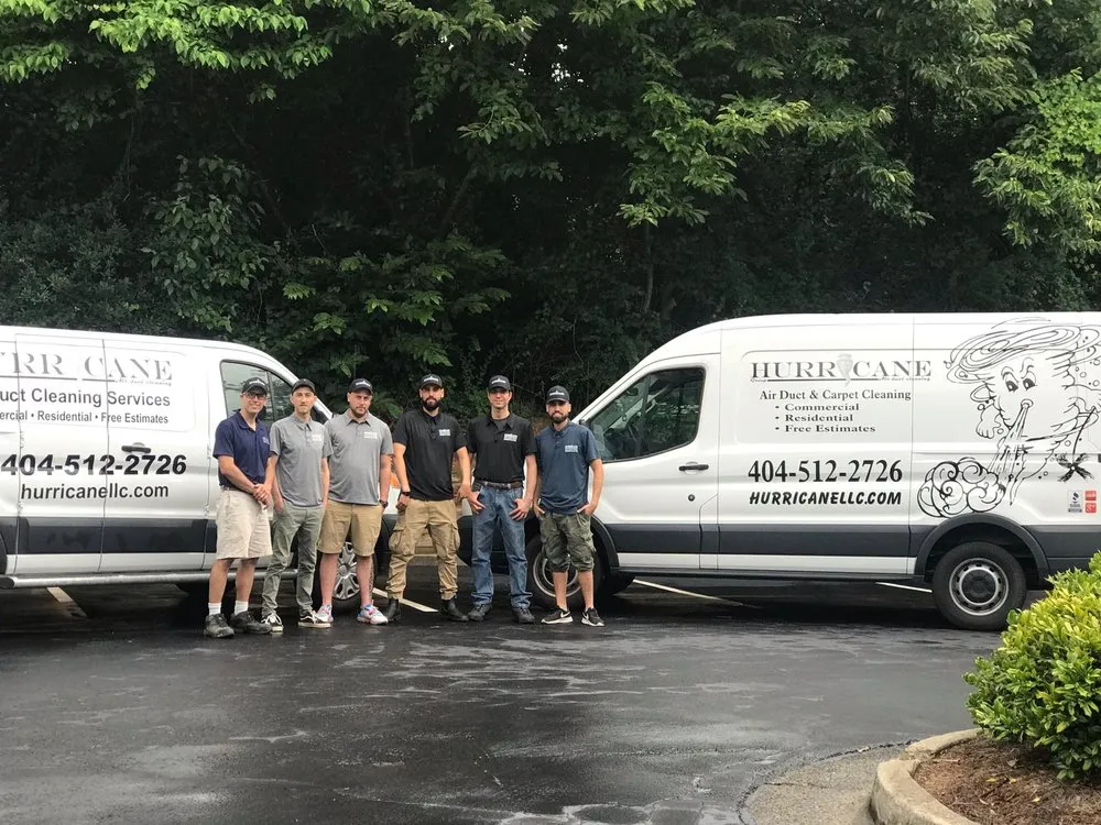 Slide of Hurricane Air Duct Cleaning