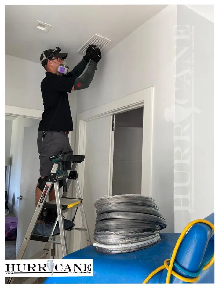 Slide of Hurricane Air Duct Cleaning