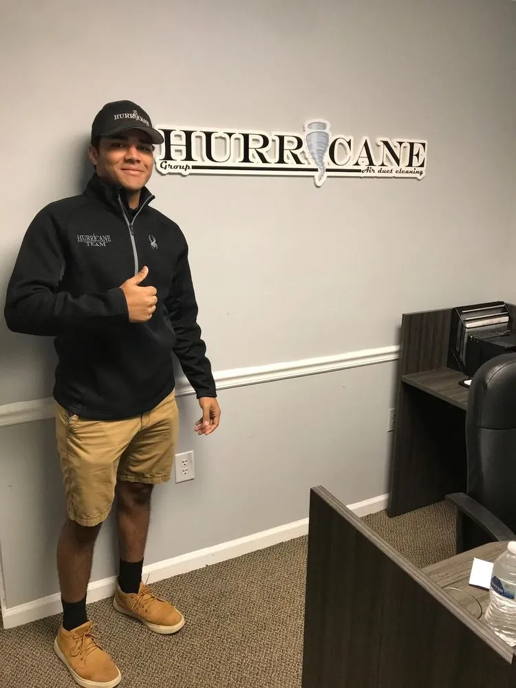 Slide of Hurricane Air Duct Cleaning