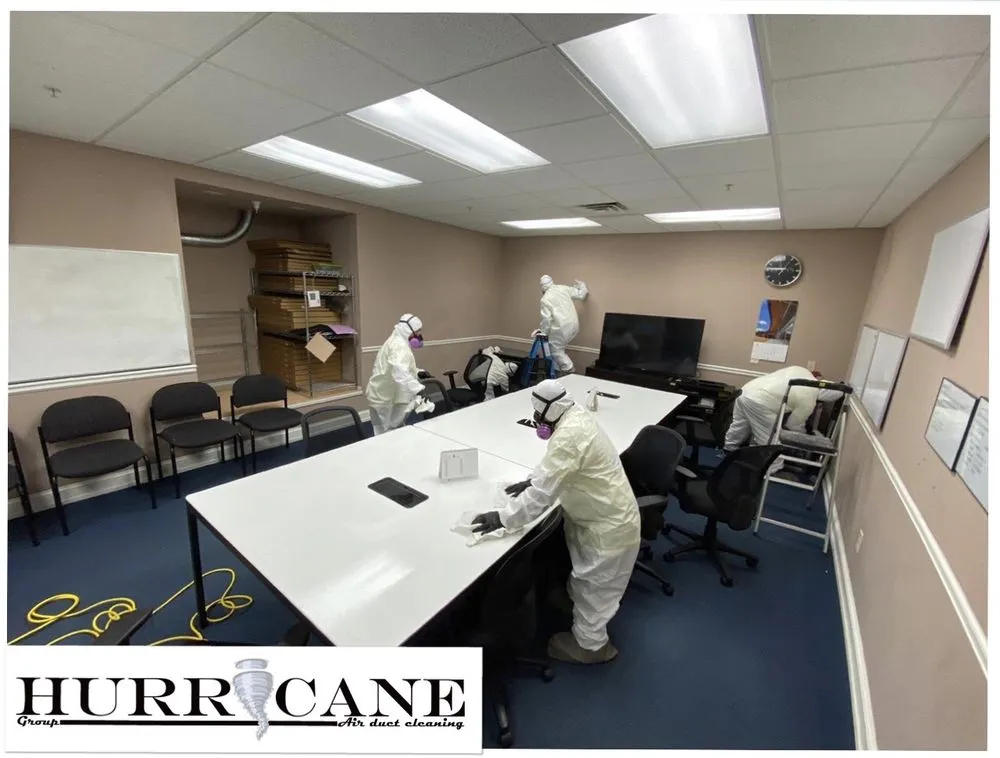 Slide of Hurricane Air Duct Cleaning