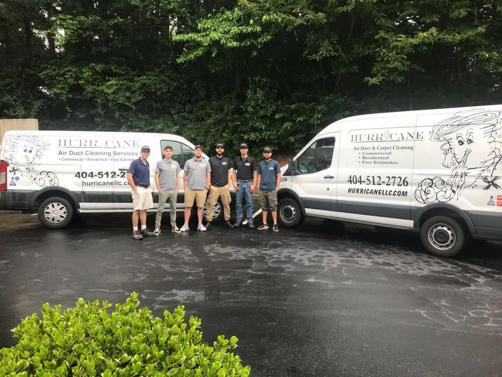 Slide of Hurricane Air Duct Cleaning