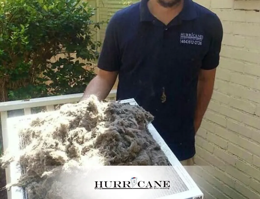 Slide of Hurricane Air Duct Cleaning