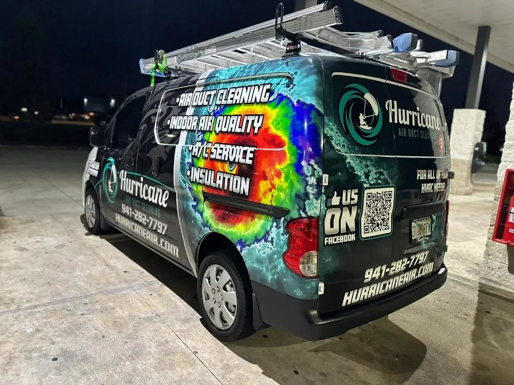 Slide of Hurricane Air Duct Cleaning