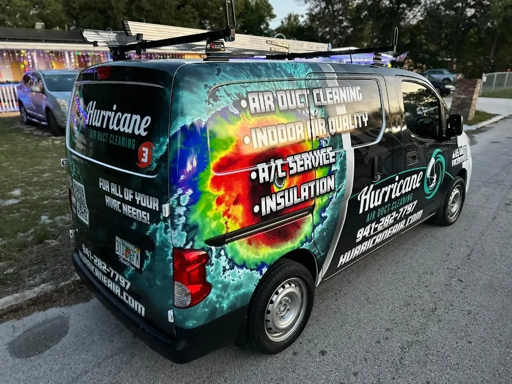 Slide of Hurricane Air Duct Cleaning