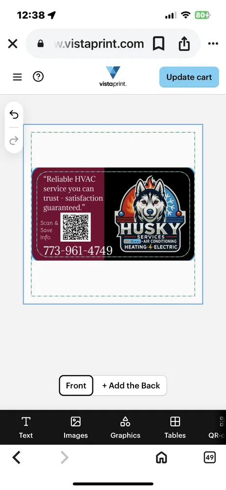 Slide of Husky Services
