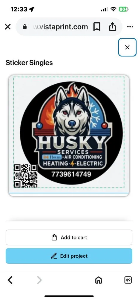 Slide of Husky Services