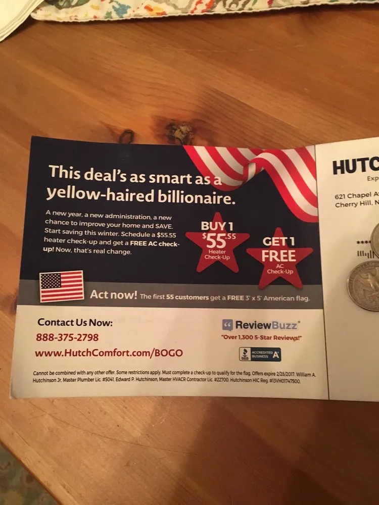 Slide of Hutchinson - Air Conditioning, Plumbing & Heating