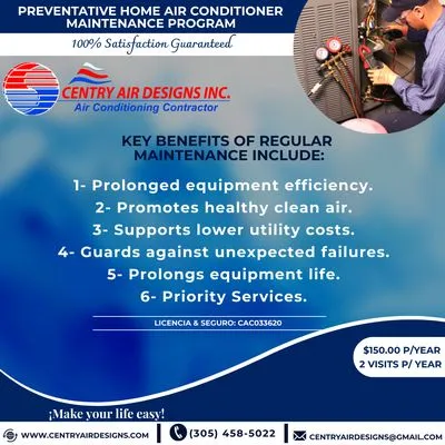 HVAC Centry Air Designs services Logo