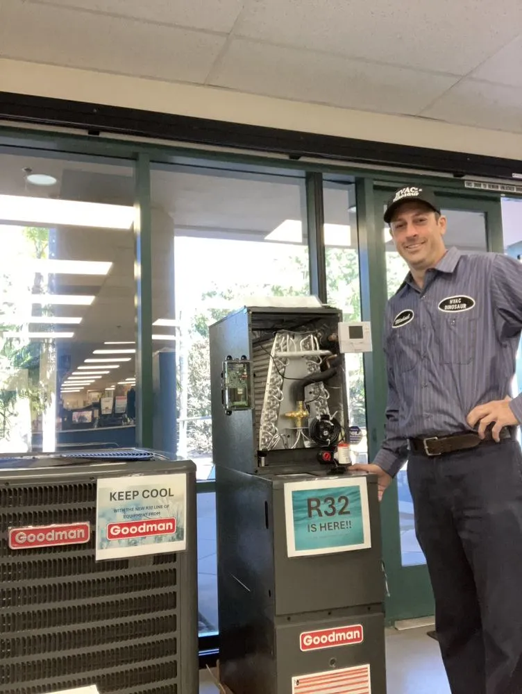 Slide of HVAC Dinosaur