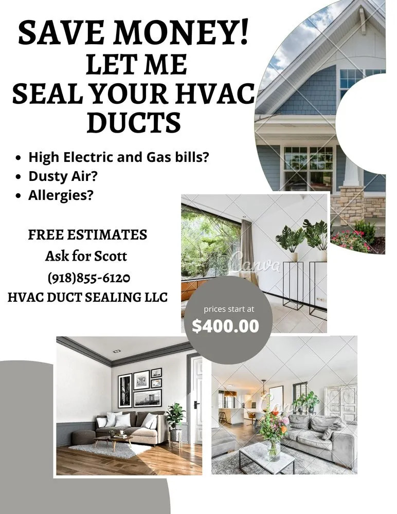 Slide of HVAC Duct Sealing