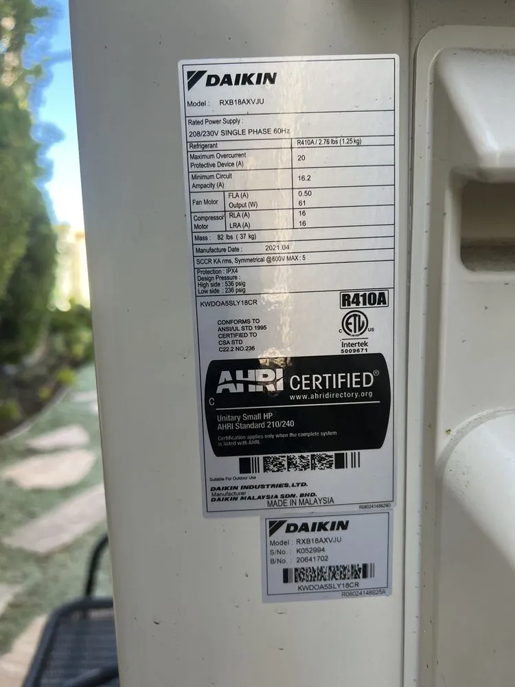 Slide of HVAC Heating and Cooling