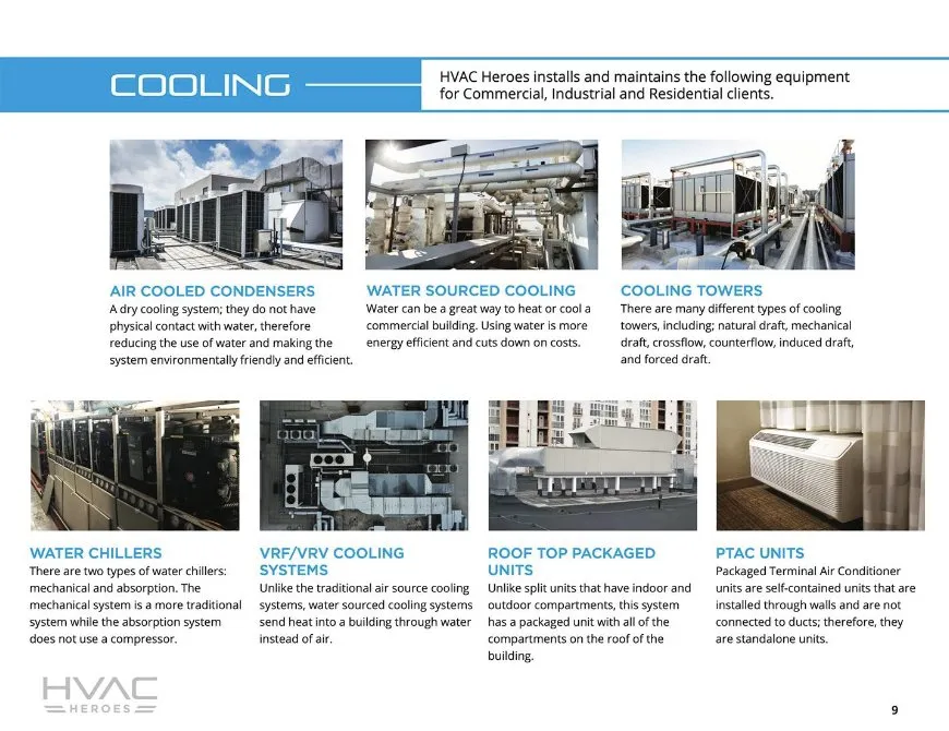 Slide of HVAC Heroes