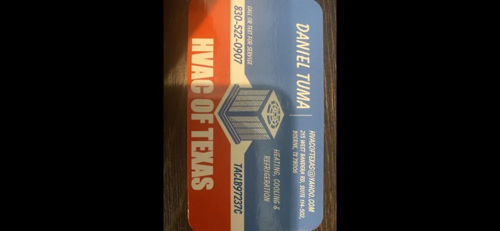 Slide of HVAC Of Texas