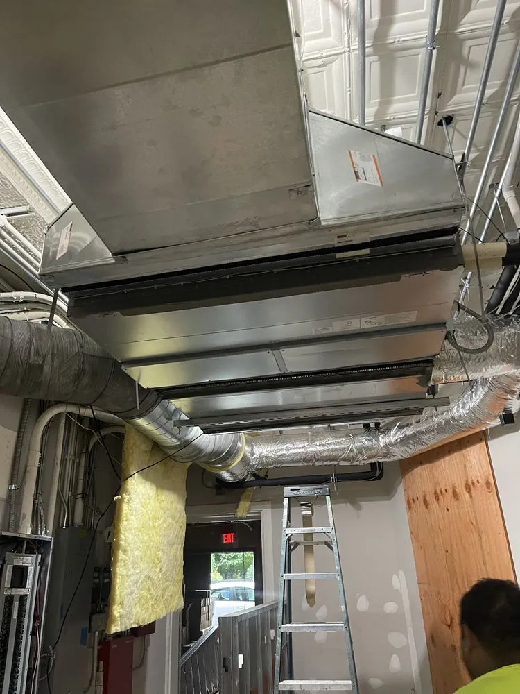 Slide of Hvac Sheet Metal Installation