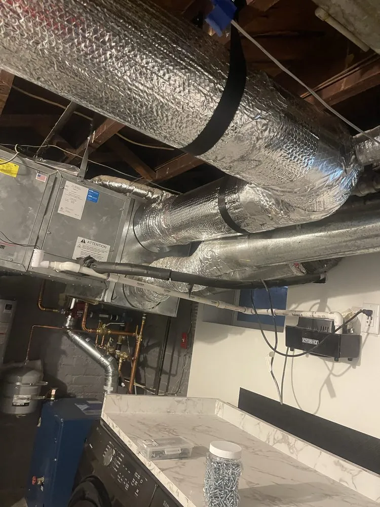 Slide of Hvac Sheet Metal Installation