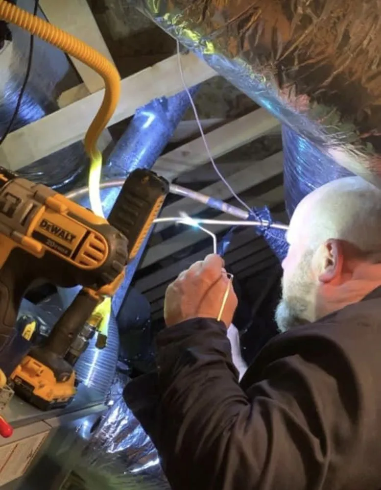 Slide of HVAC Tech A/C and Heating