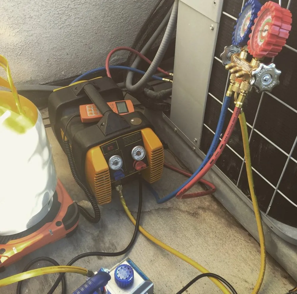 Slide of HVAC Tech A/C and Heating