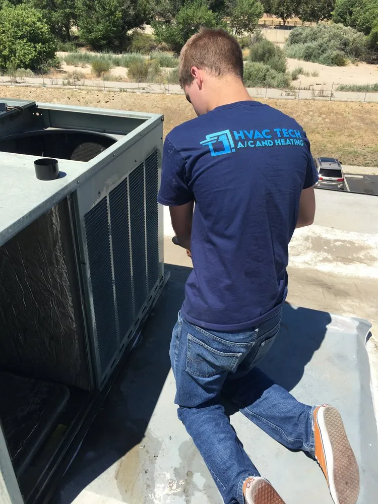 Slide of HVAC Tech A/C and Heating