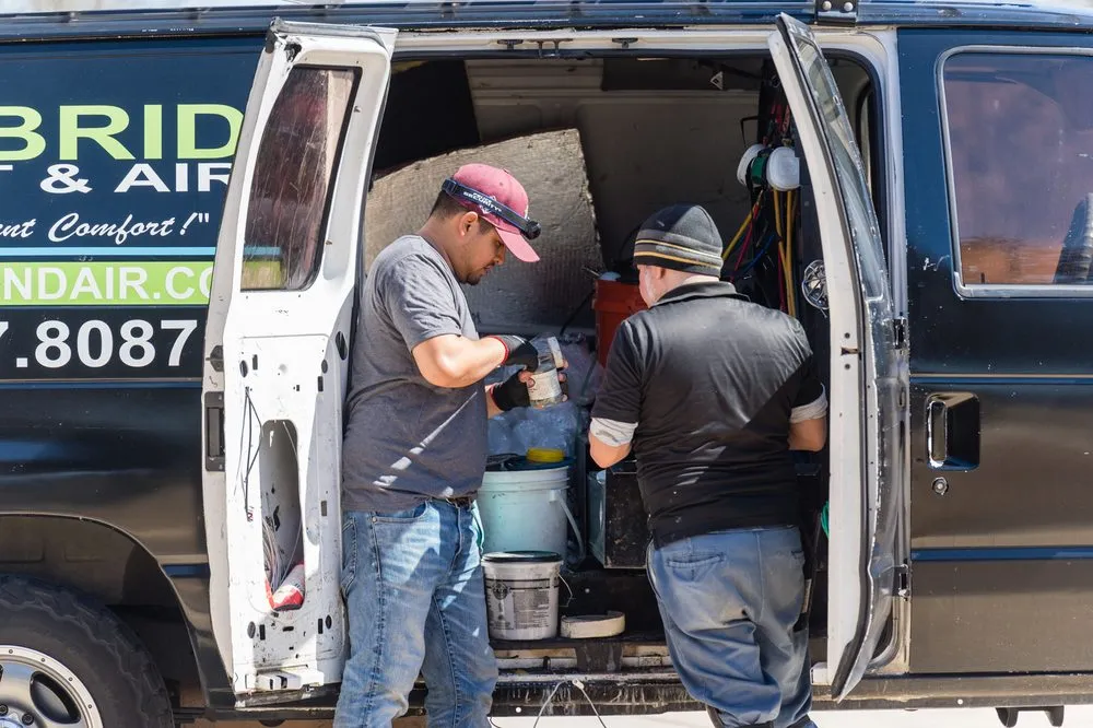 Slide of Hybrid Heat and Air