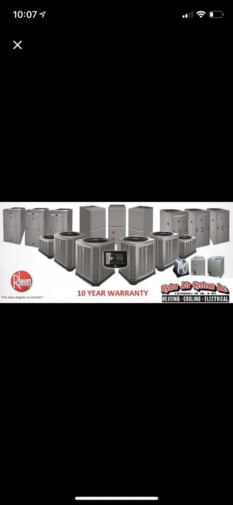 Slide of Hydro Air Systems