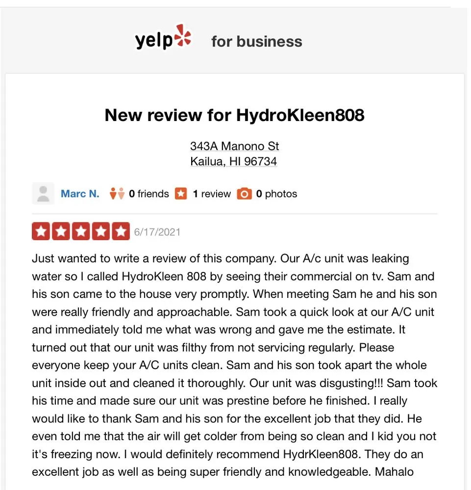 Slide of Hydrokleen 808