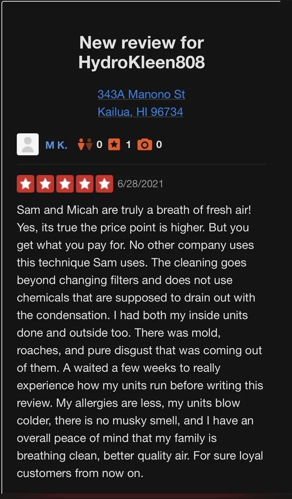 Slide of Hydrokleen 808