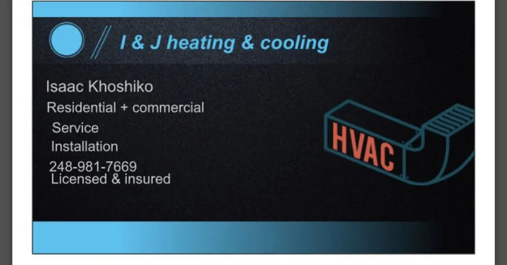 Slide of I & J Heating & Cooling