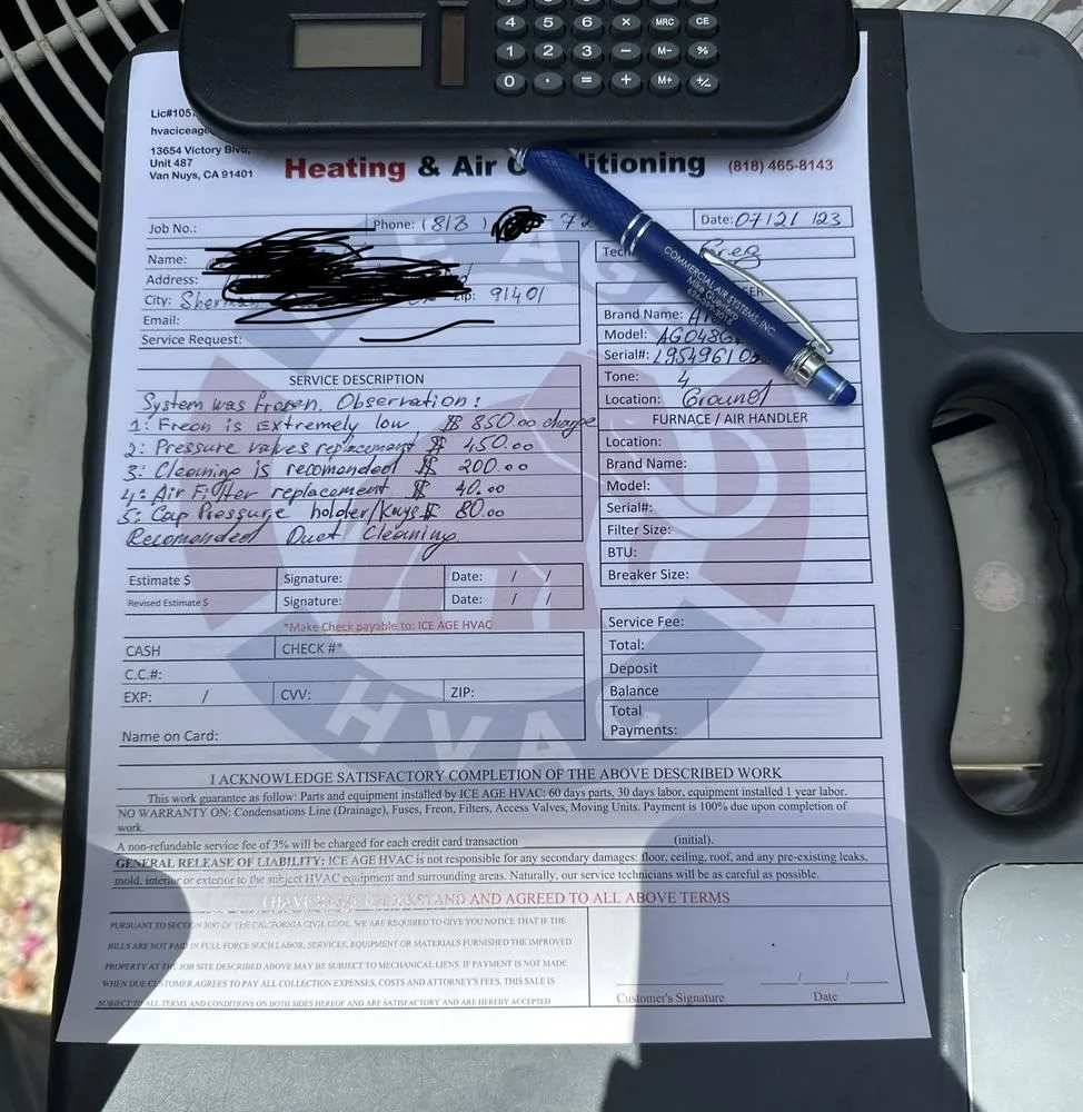 Slide of Ice Age HVAC