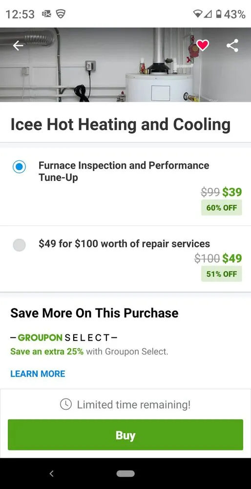 Slide of Icee Hot Heating and Cooling