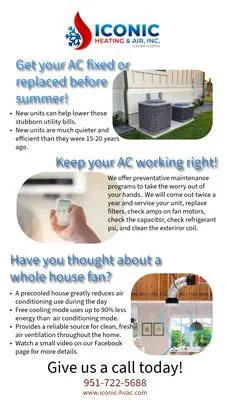 Iconic Heating & Air Logo
