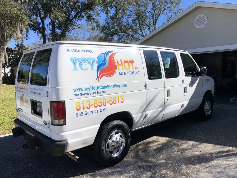 Slide of Icy Hot AC and Heating