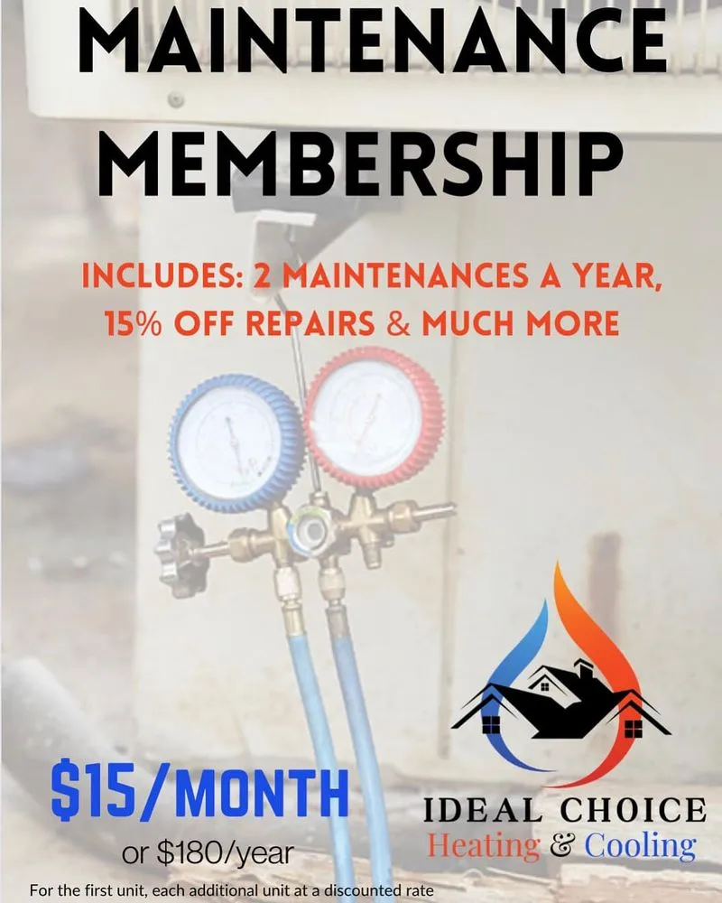 Slide of Ideal Choice Heating and Cooling