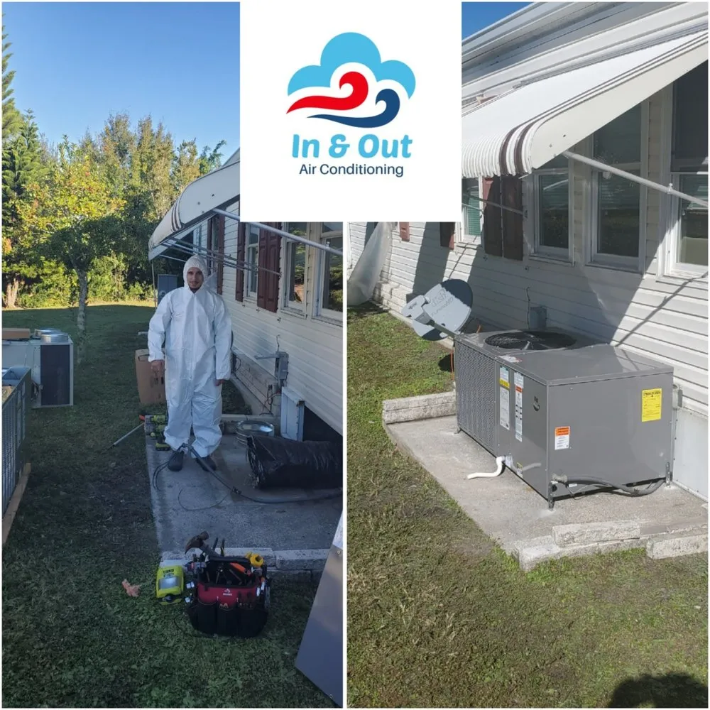 Slide of In & Out Air Conditioning