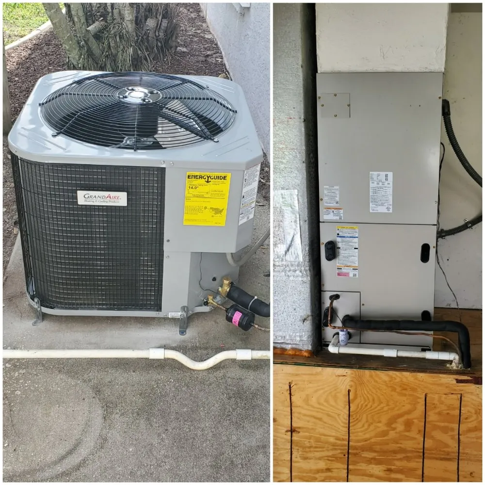 Slide of In & Out Air Conditioning