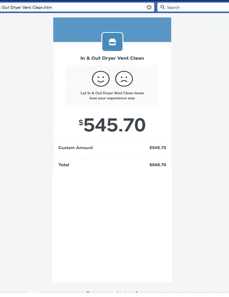 Slide of In & Out Dryer Vent Cleaning