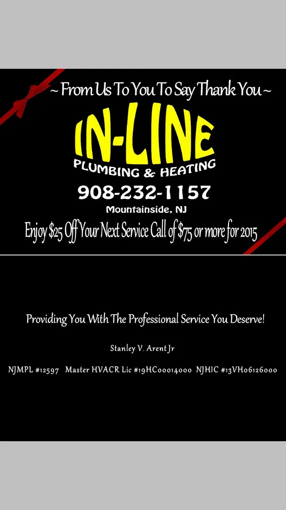 Slide of In-Line Plumbing & Heating