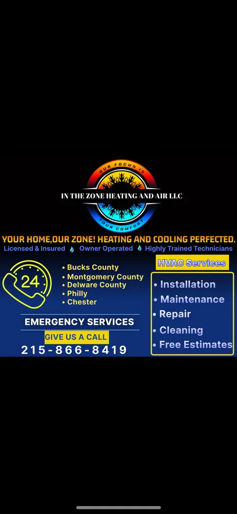 Slide of In The Zone Heating And Air