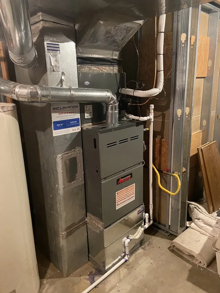 Slide of Inclination Heating and Air Conditioning