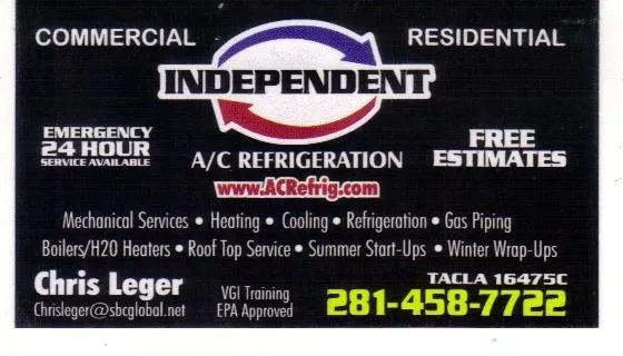 Slide of Independent AC Refrigeration