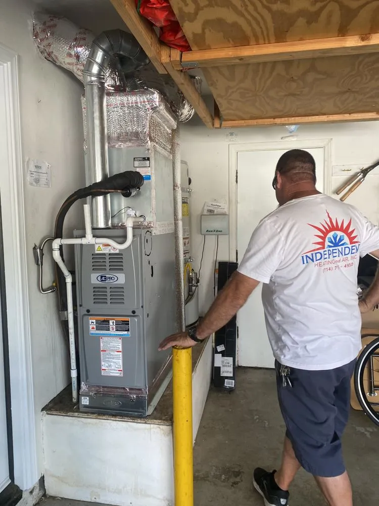 Slide of Independent Heating and Air