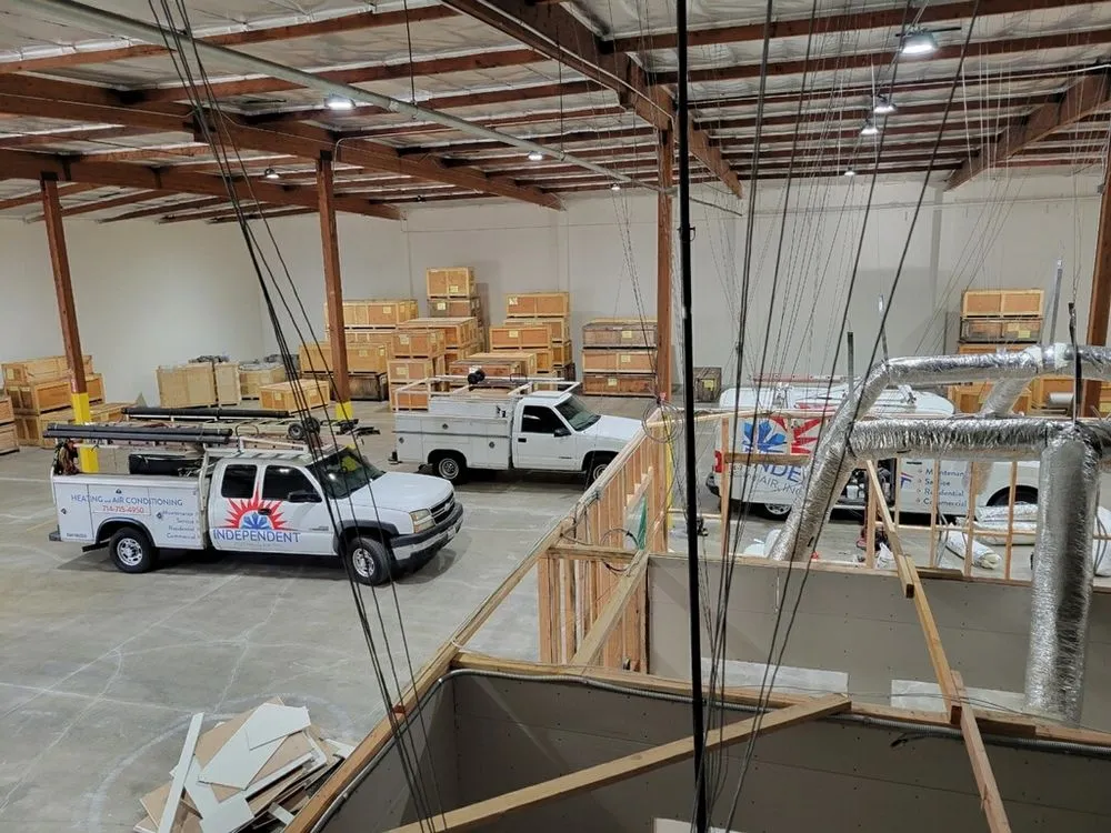 Slide of Independent Heating and Air