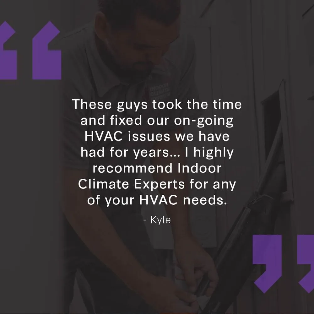 Slide of Indoor Climate Experts - Heating and Cooling Services