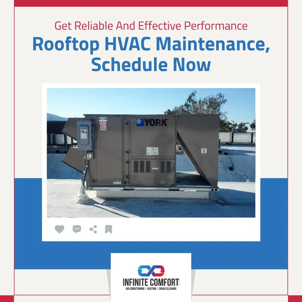 Slide of Infinite Comfort Heating, Cooling, & Drain Cleaning