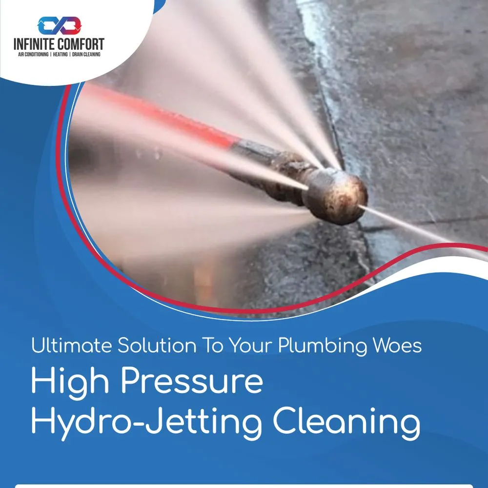 Slide of Infinite Comfort Heating, Cooling, & Drain Cleaning