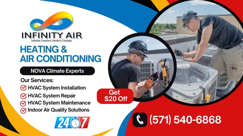 Slide of Infinity Air HVAC