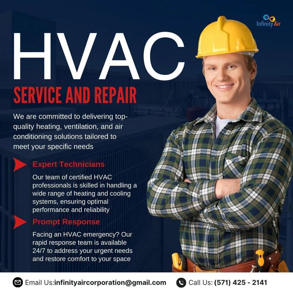 Slide of Infinity Air HVAC