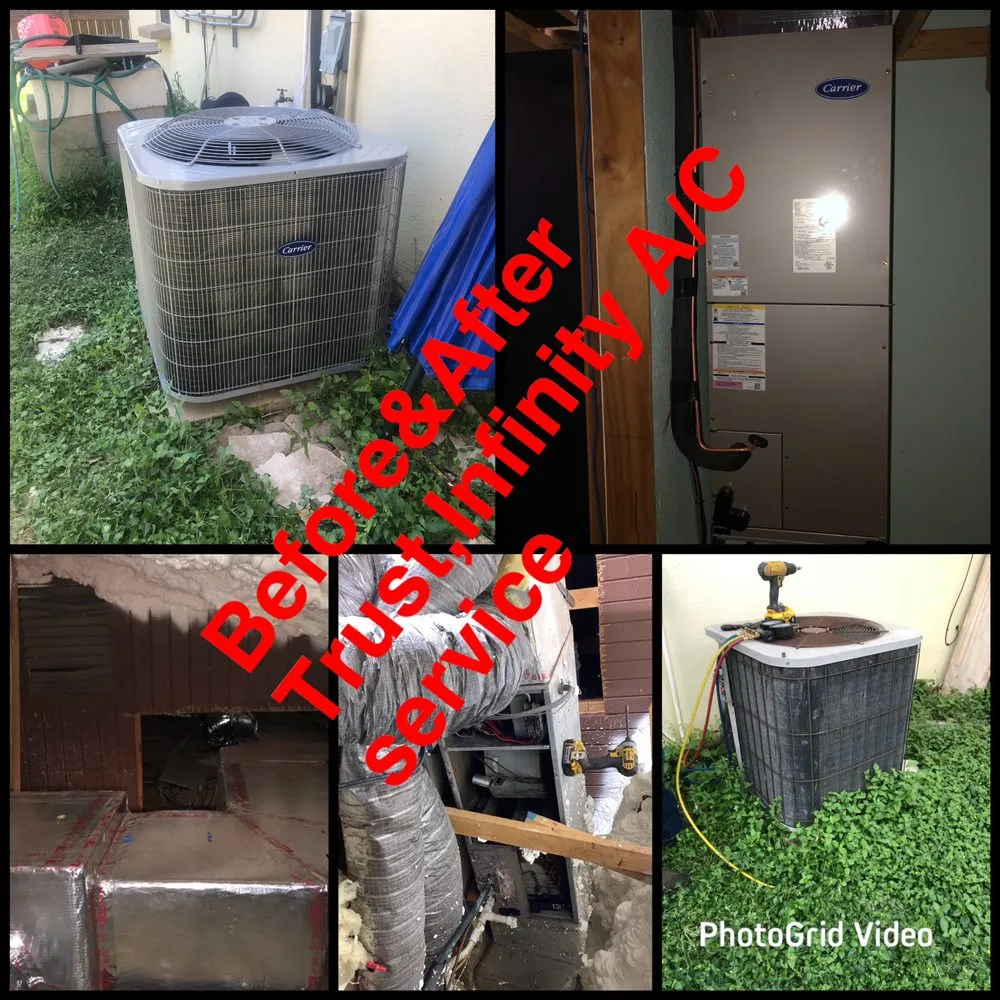 Slide of Infinity HVAC Service