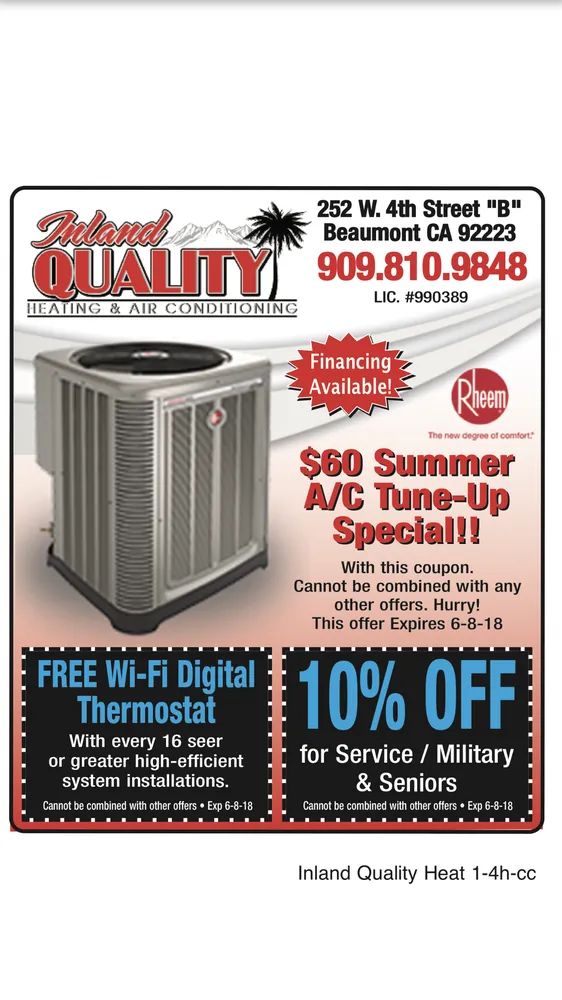 Slide of Inland Quality Heating & Air Conditioning