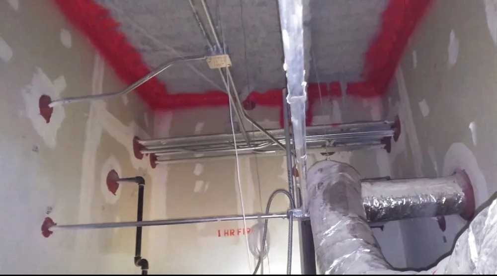 Slide of Insulation Firestop Systems